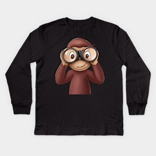 Curious George Detect 2 Kids Long Sleeve T-Shirt